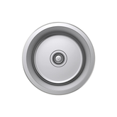Tiva Fienza Kitchen Sink Round Bowl Topmount 18L Nth 430X430X180Mm